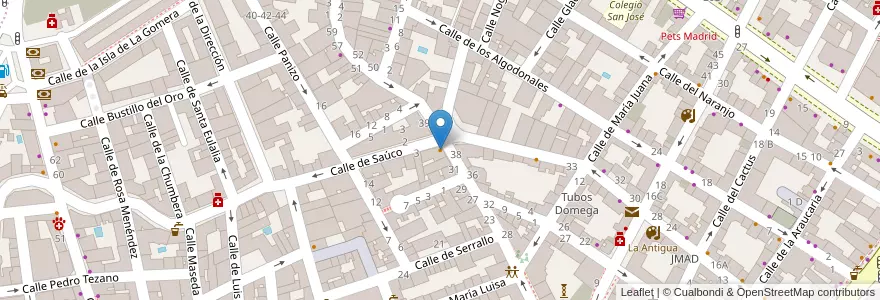 Mapa de ubicacion de Cantaespino en إسبانيا, منطقة مدريد, منطقة مدريد, Área Metropolitana De Madrid Y Corredor Del Henares, مدريد.