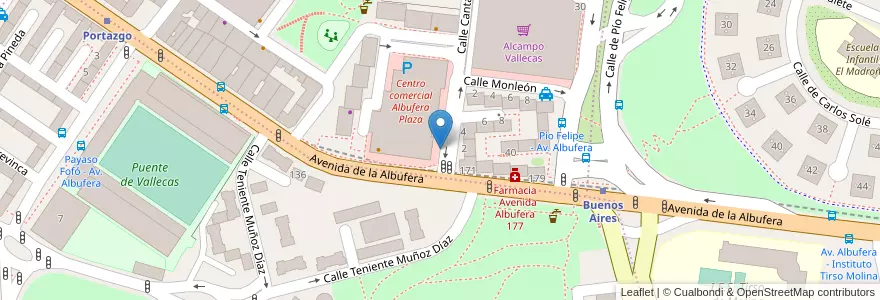 Mapa de ubicacion de CANTALAPIEDRA, CALLE, DE,2 en إسبانيا, منطقة مدريد, منطقة مدريد, Área Metropolitana De Madrid Y Corredor Del Henares, مدريد.