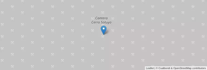 Mapa de ubicacion de Cantera Cerro Sotuyo en الأرجنتين, بوينس آيرس, Partido De Olavarría.