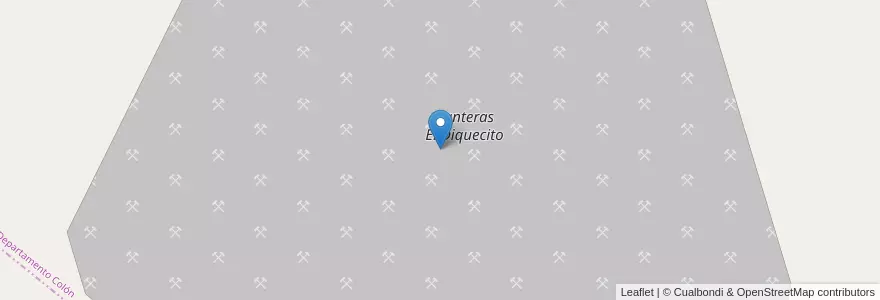 Mapa de ubicacion de Canteras El Diquecito en Argentinien, Provinz Córdoba, Departamento Colón, Pedanía Calera Norte, La Calera.