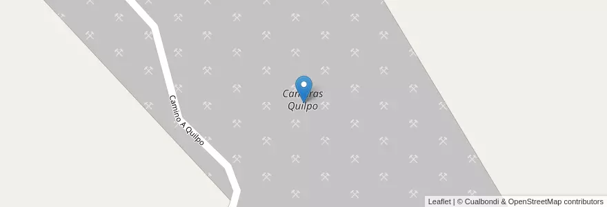 Mapa de ubicacion de Canteras Quilpo en アルゼンチン, コルドバ州, Departamento Cruz Del Eje, Pedanía San Marcos.