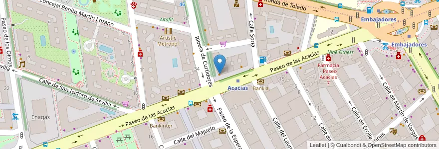 Mapa de ubicacion de Cantespino en إسبانيا, منطقة مدريد, منطقة مدريد, Área Metropolitana De Madrid Y Corredor Del Henares, مدريد.