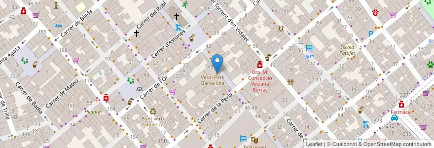 Mapa de ubicacion de Cantina Machito en España, Catalunya, Barcelona, Barcelonès, Barcelona.