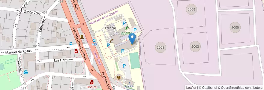 Mapa de ubicacion de Canto Rodado en アルゼンチン, サンタクルス州, チリ, Mirador, Deseado, Caleta Olivia.