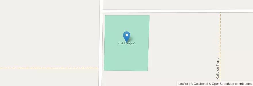 Mapa de ubicacion de C.A.Parque en 阿根廷, 恩特雷里奥斯省, Departamento Villaguay, Distrito Lucas Al Sud, Villaguay.
