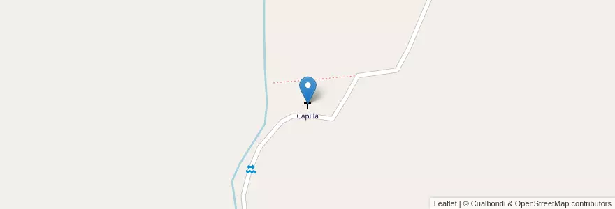 Mapa de ubicacion de Capilla en Argentina, Córdoba, Departamento San Alberto, Municipio De Nono, Pedanía Nono.