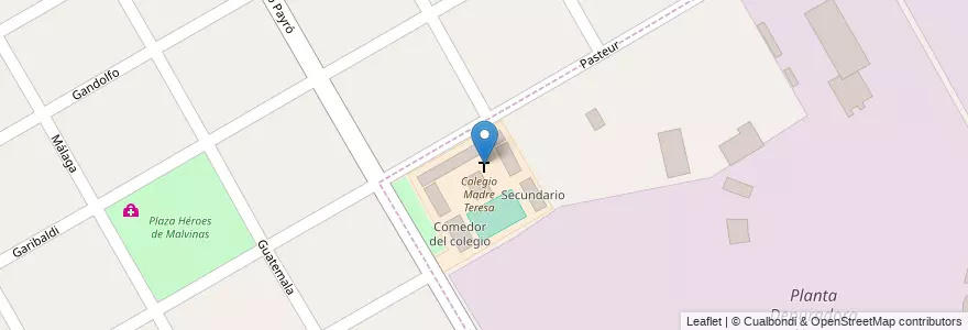 Mapa de ubicacion de Capilla en Arjantin, Buenos Aires, Partido De San Fernando, Victoria.