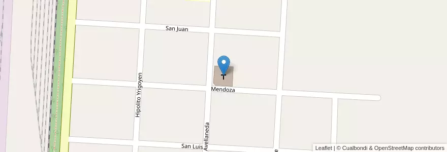 Mapa de ubicacion de Capilla Cristo Obrero en アルゼンチン, サンタフェ州, Departamento La Capital, Municipio De Laguna Paiva.