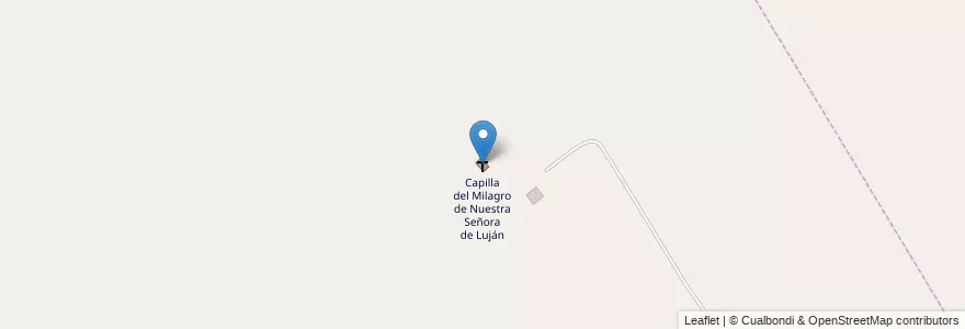 Mapa de ubicacion de Capilla del Milagro de Nuestra Señora de Luján en آرژانتین, استان بوئنوس آیرس, Partido Del Pilar, Villa Rosa.