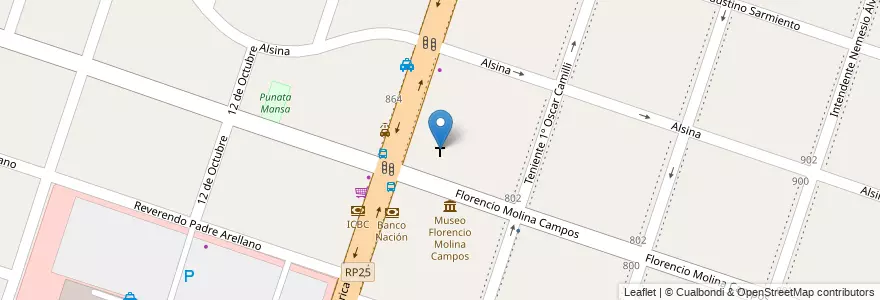 Mapa de ubicacion de Capilla Nuestra Señora de Guadalupe en Arjantin, Buenos Aires, Partido De Moreno, Moreno.