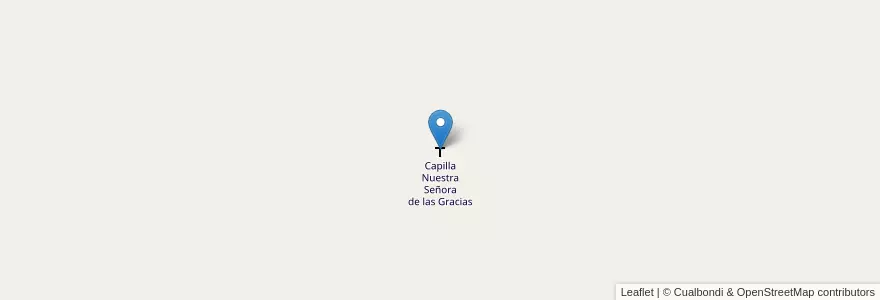 Mapa de ubicacion de Capilla Nuestra Señora de las Gracias en 阿根廷, Córdoba, Departamento San Justo, Pedanía Libertad.