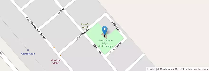 Mapa de ubicacion de Capilla Nuestra Señora del Rosario en Argentina, Buenos Aires, Partido De San Andrés De Giles.