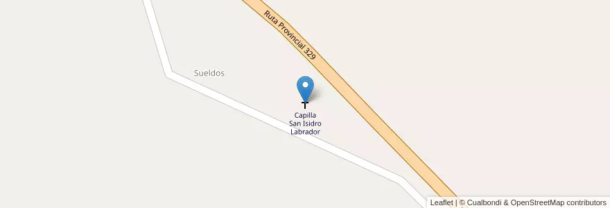 Mapa de ubicacion de Capilla San Isidro Labrador en Argentina, Tucumán, Departamento Simoca, Municipio De Ciudacita.