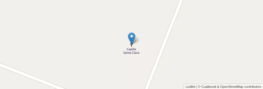 Mapa de ubicacion de Capilla Santa Clara en 阿根廷, Chaco, Departamento Quitilipi, Municipio De Quitilipi.