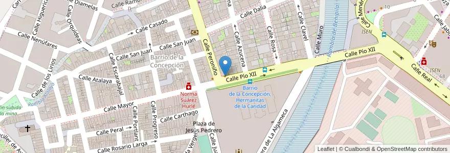 Mapa de ubicacion de Capitán Nemo en スペイン, ムルシア州, ムルシア州, Campo De Cartagena Y Mar Menor, Cartagena.