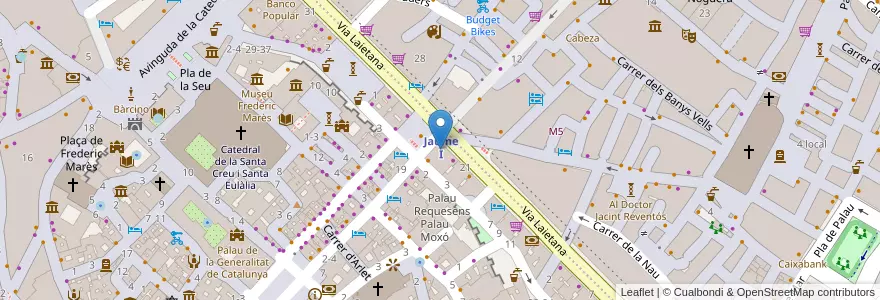 Mapa de ubicacion de CappUKccino en Espagne, Catalogne, Barcelone, Barcelonais, Barcelone.