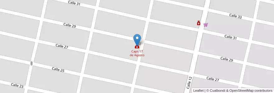 Mapa de ubicacion de Caps 17 de Agosto en 阿根廷, Tucumán, Departamento Tafí Viejo, San Miguel De Tucumán, Las Talitas.