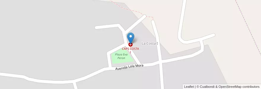 Mapa de ubicacion de CAPS COSTA I en Arjantin, Tucumán, Departamento Tafí Del Valle, Municipio De Tafí Del Valle, Tafí Del Valle.