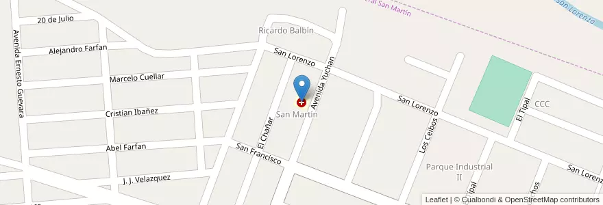 Mapa de ubicacion de C.A.P.S. Dr. Aredez en 阿根廷, Jujuy, Departamento Ledesma, Municipio De Libertador General San Martín, Libertador General San Martín.