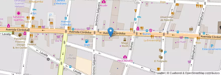 Mapa de ubicacion de Car One, Almagro en Argentina, Ciudad Autónoma De Buenos Aires, Buenos Aires.