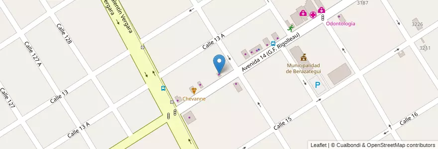 Mapa de ubicacion de Car Ser en 阿根廷, 布宜诺斯艾利斯省, Partido De Berazategui, Berazategui.