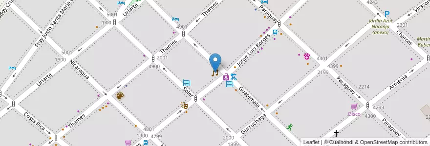 Mapa de ubicacion de Caracas Bar, Palermo en Argentine, Ciudad Autónoma De Buenos Aires, Buenos Aires, Comuna 14.