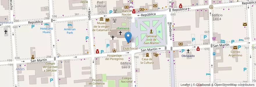 Mapa de ubicacion de Caravati en 阿根廷, Catamarca, Departamento Capital, Municipio De San Fernando Del Valle De Catamarca, San Fernando Del Valle De Catamarca.