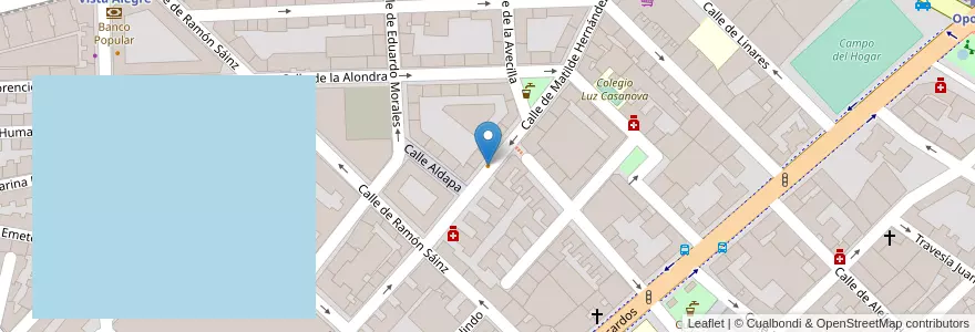 Mapa de ubicacion de Carballeira en Spanien, Autonome Gemeinschaft Madrid, Autonome Gemeinschaft Madrid, Área Metropolitana De Madrid Y Corredor Del Henares, Madrid.
