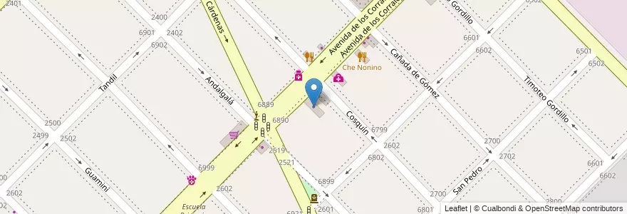 Mapa de ubicacion de Carballo & Asoc., Mataderos en アルゼンチン, Ciudad Autónoma De Buenos Aires, Comuna 9, ブエノスアイレス.