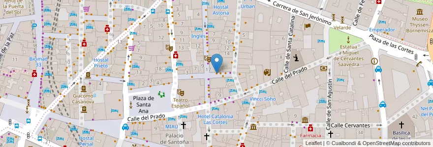Mapa de ubicacion de Carbones 13 en Испания, Мадрид, Мадрид, Área Metropolitana De Madrid Y Corredor Del Henares, Мадрид.