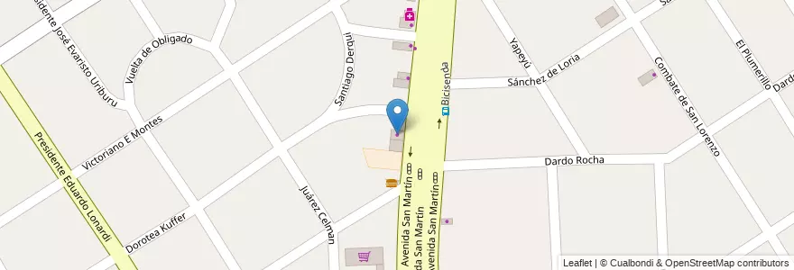 Mapa de ubicacion de CarCenter en 阿根廷, 布宜诺斯艾利斯省, Partido De Florencio Varela, Florencio Varela.