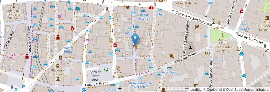 Mapa de ubicacion de Cardamomo en Sepanyol, Comunidad De Madrid, Comunidad De Madrid, Área Metropolitana De Madrid Y Corredor Del Henares, Madrid.