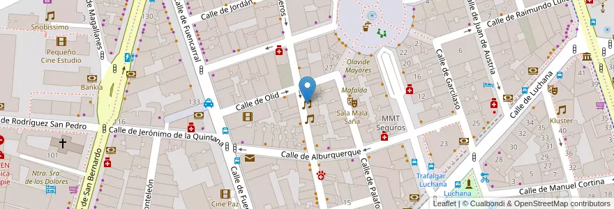 Mapa de ubicacion de Cardenal 32 en Испания, Мадрид, Мадрид, Área Metropolitana De Madrid Y Corredor Del Henares, Мадрид.