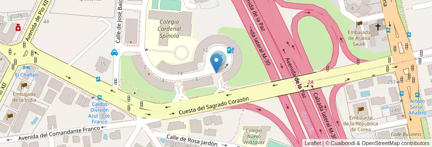 Mapa de ubicacion de CARDENAL MARCELO SPINOLA, CALLE, DEL,8 en 스페인, Comunidad De Madrid, Comunidad De Madrid, Área Metropolitana De Madrid Y Corredor Del Henares, 마드리드.