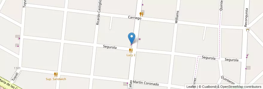 Mapa de ubicacion de Cardina en الأرجنتين, بوينس آيرس, Partido De Tigre, Rincón De Milberg.