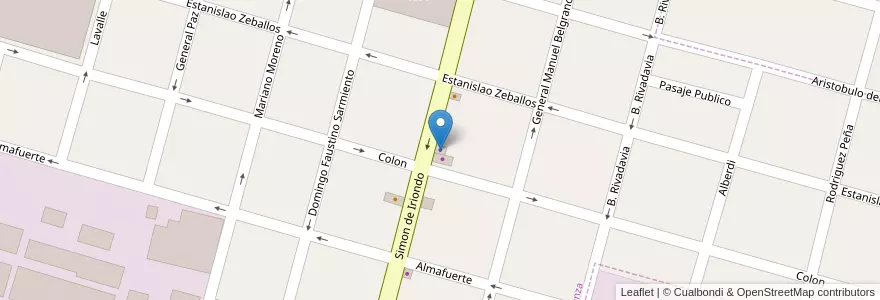 Mapa de ubicacion de Cardinal Inmobiliaria en Argentine, Santa Fe, Departamento Las Colonias, Municipio De Esperanza, Esperanza.