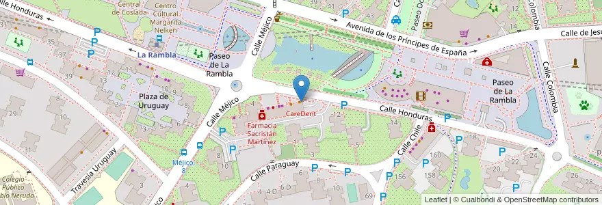 Mapa de ubicacion de CareDent en Espanha, Comunidade De Madrid, Comunidade De Madrid, Área Metropolitana De Madrid Y Corredor Del Henares, Coslada.