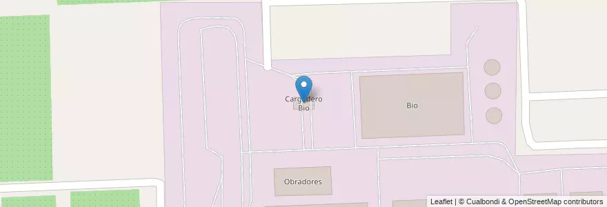 Mapa de ubicacion de Cargadero Bio en 아르헨티나, Santa Fe, Departamento Rosario, Municipio De Villa Gobernador Gálvez.