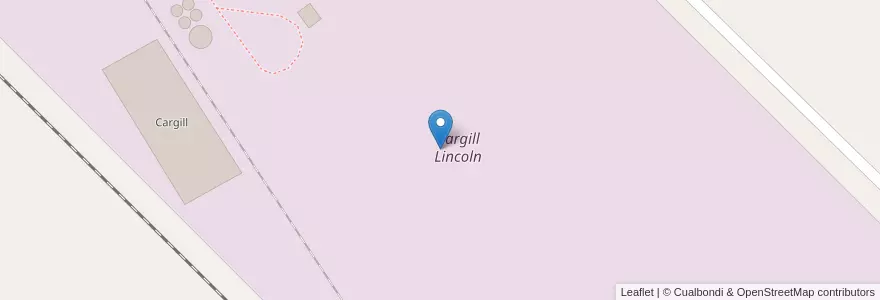 Mapa de ubicacion de Cargill Lincoln en アルゼンチン, ブエノスアイレス州, Partido De Lincoln.