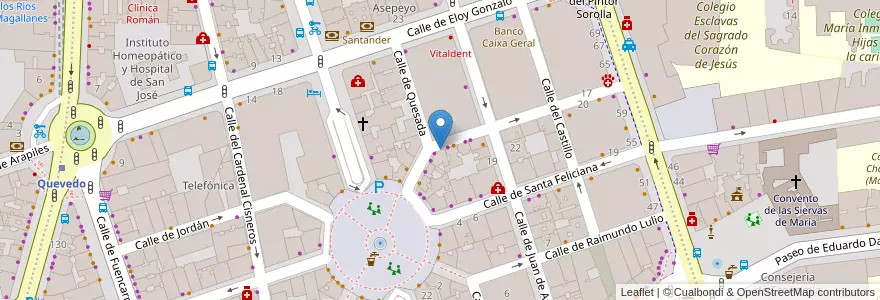 Mapa de ubicacion de Cargo Music School en Spanien, Autonome Gemeinschaft Madrid, Autonome Gemeinschaft Madrid, Área Metropolitana De Madrid Y Corredor Del Henares, Madrid.