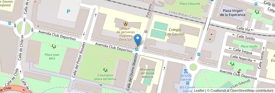 Mapa de ubicacion de Carilo Café en إسبانيا, لا ريوخا, لا ريوخا, لوغرونيو.