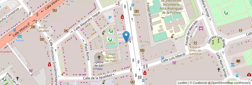Mapa de ubicacion de Carlos en 西班牙, Castilla Y León, Burgos, Alfoz De Burgos, Burgos.
