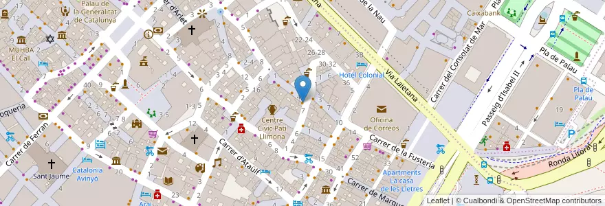 Mapa de ubicacion de Carlos and Mathilda en Sepanyol, Catalunya, Barcelona, Barcelonès, Barcelona.