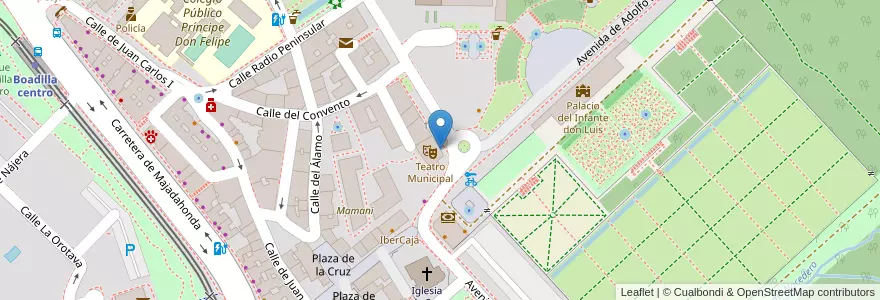 Mapa de ubicacion de Carlos Soto en إسبانيا, منطقة مدريد, منطقة مدريد, Área Metropolitana De Madrid Y Corredor Del Henares, Boadilla Del Monte.