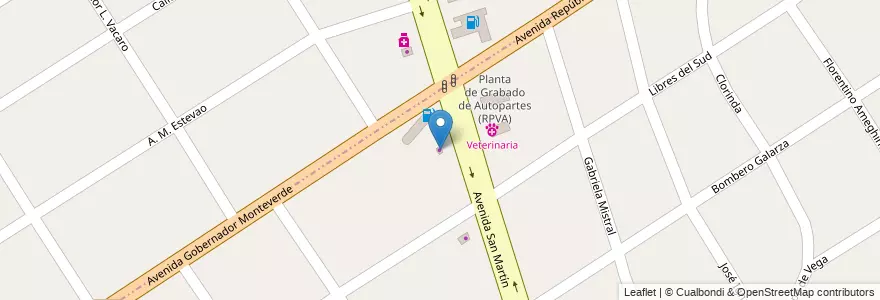 Mapa de ubicacion de Carnicería Don Alberto en Аргентина, Буэнос-Айрес, Partido De Quilmes, Florencio Varela.