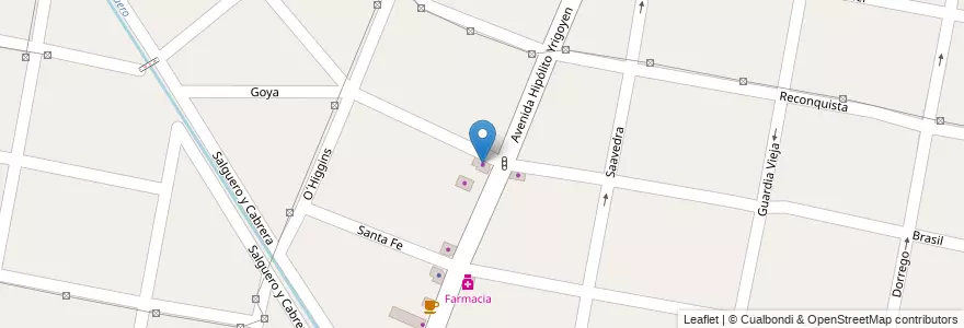 Mapa de ubicacion de Carniceria Granja en Arjantin, Buenos Aires, Partido De Merlo, Merlo.