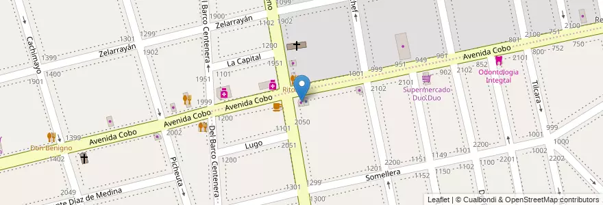 Mapa de ubicacion de Carniceria Granja, Nueva Pompeya en Argentinien, Ciudad Autónoma De Buenos Aires, Comuna 7, Buenos Aires.