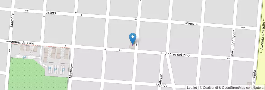 Mapa de ubicacion de Carniceria Pino en Argentina, Buenos Aires, Partido De Campana.