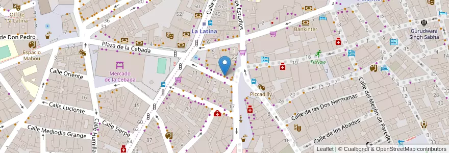 Mapa de ubicacion de Carol House en Spain, Community Of Madrid, Community Of Madrid, Área Metropolitana De Madrid Y Corredor Del Henares, Madrid.