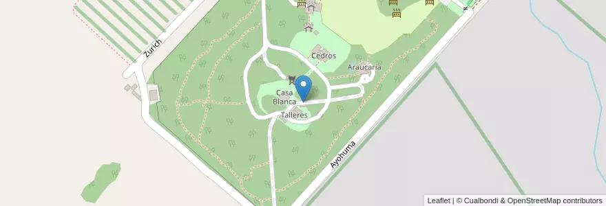 Mapa de ubicacion de Carpinteria en Argentina, Buenos Aires, Partido De Ezeiza, Carlos Spegazzini.
